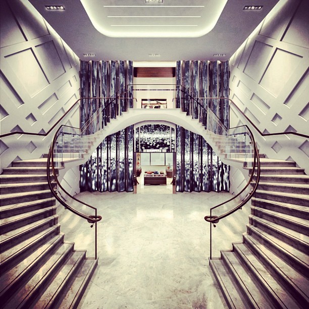 love the symmetry of this burberry store on regent street